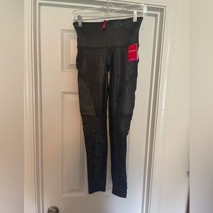 Spanx Faux Leather Moto Legging